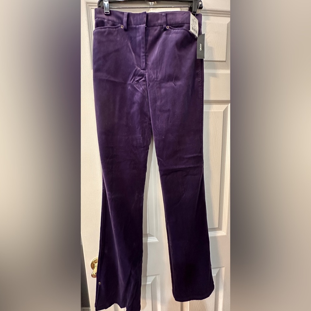 DKNY purple velvet  jeans